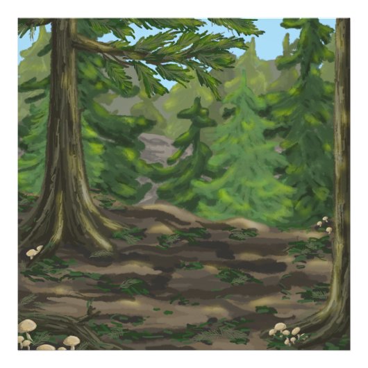 Impression Photo Green Woods (Devant)