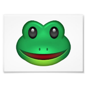 Impression Photo Grenouille - Emoji