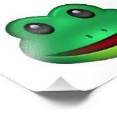 Impression Photo Grenouille - Emoji (Coin)