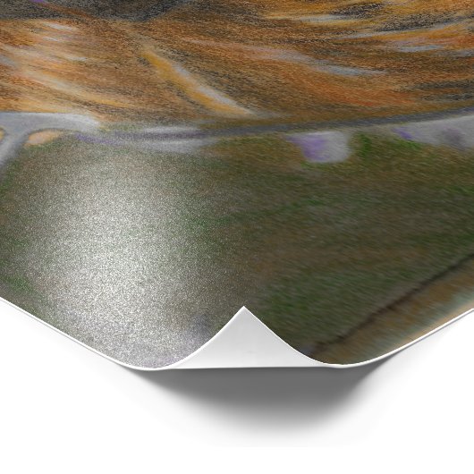 Impression Photo Greyhound à la plage (Coin)