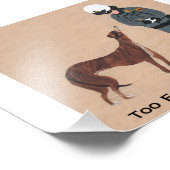 Impression Photo Greyhound getting a Speeding Ticket (Coin)