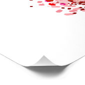 Impression Photo Grille rose imprimée (Coin)