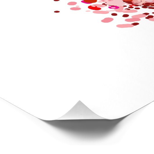 Impression Photo Grille rose imprimée (Coin)