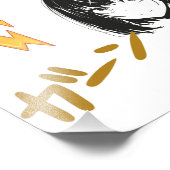 Impression Photo Grilles d'Anime émotionnelles. Aucun groupe (Coin)