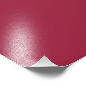 Impression Photo Grosse goutte de rubis (uni) (Coin)
