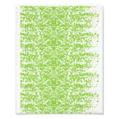 Impression Photo Grunge Lime Green Pattern - Summer Abstract Decor (Devant)