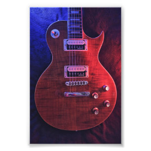 Impression Photo Guitare acoustique cool
