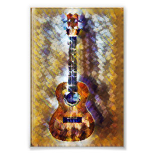 Impression Photo Guitare acoustique cool