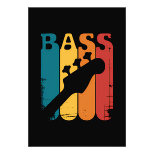 Impression Photo Guitare basse