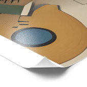 Impression Photo Guitare de peinture Abstraite et instruments de mu (Coin)