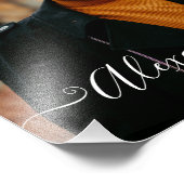 Impression Photo Guitare électrique blanche moderne et élégante Pho (Coin)