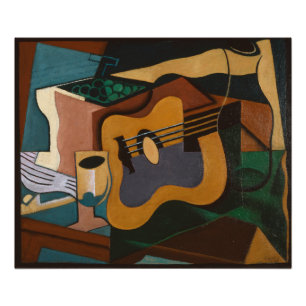 Impression Photo Guitare Et Vin Peinture Abstraite