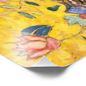 Impression Photo Gustav Klimt - Dame avec ventilateur (Coin)