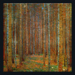 Impression Photo Gustav Klimt - Forêt de pins de Tannenwald<br><div class="desc">Forêt de sapins / Forêt de pins de Tannenwald - Gustav Klimt,  Huile sur toile,  1902</div>