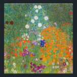 Impression Photo Gustav Klimt - Jardin des fleurs<br><div class="desc">Jardin aux fleurs - Gustav Klimt en 1905-1907</div>