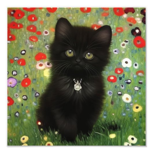 Impression Photo Gustav Klimt Kitten (Devant)