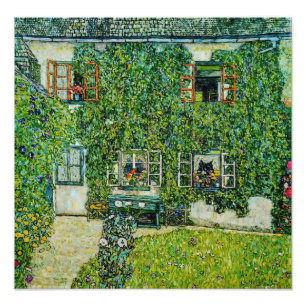 Impression Photo Gustav Klimt - La Maison de Guardaboschi