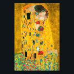Impression Photo Gustav Klimt Le Baiser<br><div class="desc">Impression photo représentant la peinture à l’huile de Gustav Klimt avec la feuille d’or The Kiss (1908). Un homme et une femme,  aux couleurs dorées brillantes,  embrassent et embrassent avec amour dans un champ de fleurs. Un grand cadeau pour les amateurs d'art Art Nouveau et autrichien.</div>