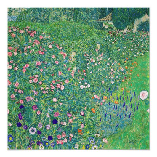 Impression Photo Gustav Klimt - Paysage du jardin italien (Devant)