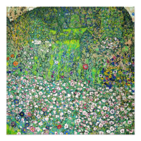 Gustav Klimt - Paysage horticole et sommet d'une c