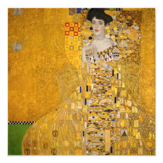 Impression Photo Gustav Klimt - Portrait d'Adele Bloch-Bauer I (Devant)