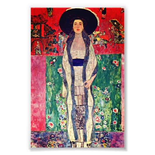 Impression Photo Gustav Klimt Portrait d'Adele Bloch-Bauer II (Devant)