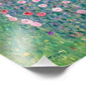 Impression Photo Gustav Klimt - Rosiers sous les arbres (Coin)