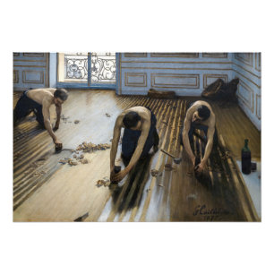 Impression Photo Gustave Caillebotte - Les Raboteurs de parquet