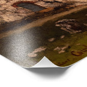 Impression Photo Gustave Courbet - Falaises à Etretat après la temp (Coin)