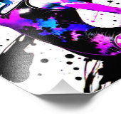 Impression Photo Gymnastique Esprit Abstrait de la Gymnaste (Coin)