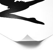 Impression Photo Gymnastique rythmique Silhouette (Coin)