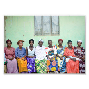 Impression Photo Habillement traditionnel des femmes i rural