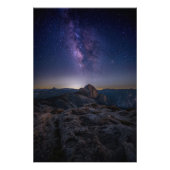 Impression Photo Half Dome under Milky Way (Devant)