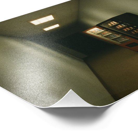 Impression Photo Hall Liminal Dreamcore avec distributeur automatiq (Coin)