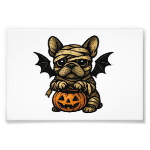 Impression Photo Halloween Bouledogue Français � Art de chien effra
