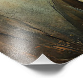 Impression Photo Halloween Fée foncée avec Citrouille et crâne (Coin)