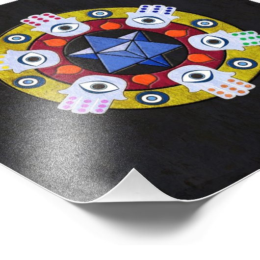 Impression Photo Hamsa Mandala (Coin)