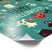 Impression Photo Happy Halloween Motif coloré (Coin)