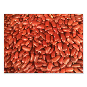 Impression Photo Haricots nains rouges