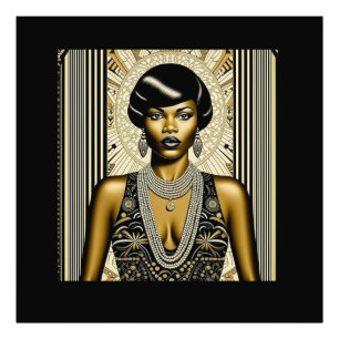 Impression Photo Harlem Renaissance années 1920-1930 Art Déco-Ambro