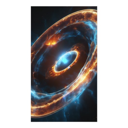 Impression Photo Harmonic Orbit: Twin Cosmic Rings (Devant)