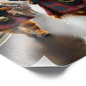 Impression Photo Harmonie des Highlands : groupe de vaches highland (Coin)