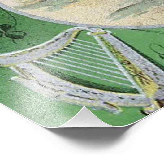 Impression Photo Harpe de l'Église catholique irlandaise (Coin)