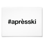 Impression Photo Hashtag SKI APRES (Devant)