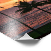 Impression Photo Hawaii Tropical Sunset on the Beach (Coin)