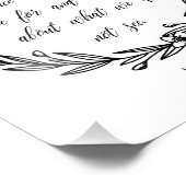 Impression Photo Hébreux 11:1, Bible verse mur art, Foi (Coin)