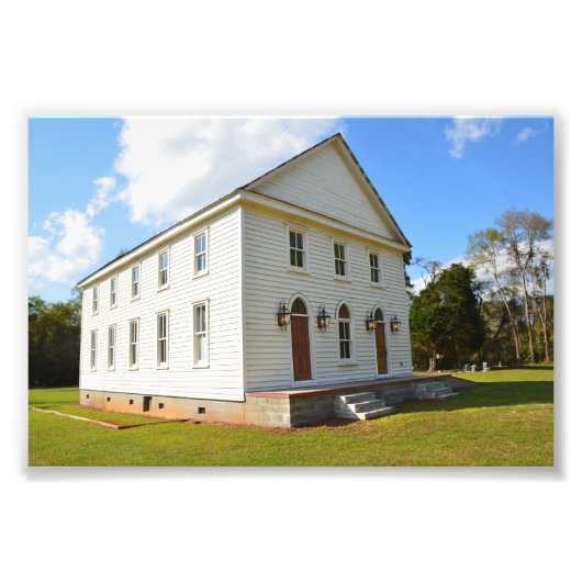 Impression Photo Hebron Church, Johns Island, South Carolina (Devant)
