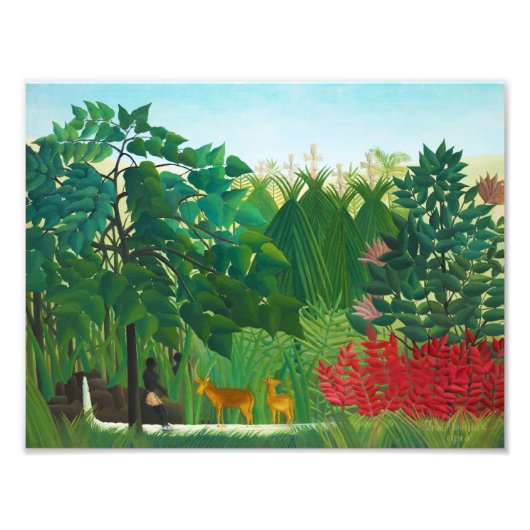 Impression Photo Henri Rousseau La Cascade (Devant)