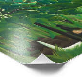 Impression Photo Henri Rousseau La Cascade (Coin)