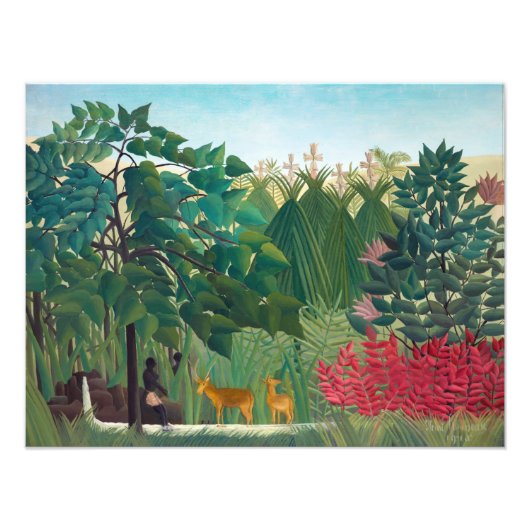 Impression Photo Henri Rousseau - La cascade (Devant)